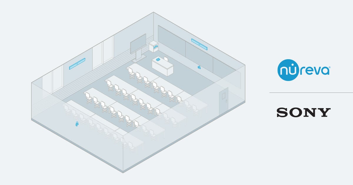 Nureva and Sony standard classroom