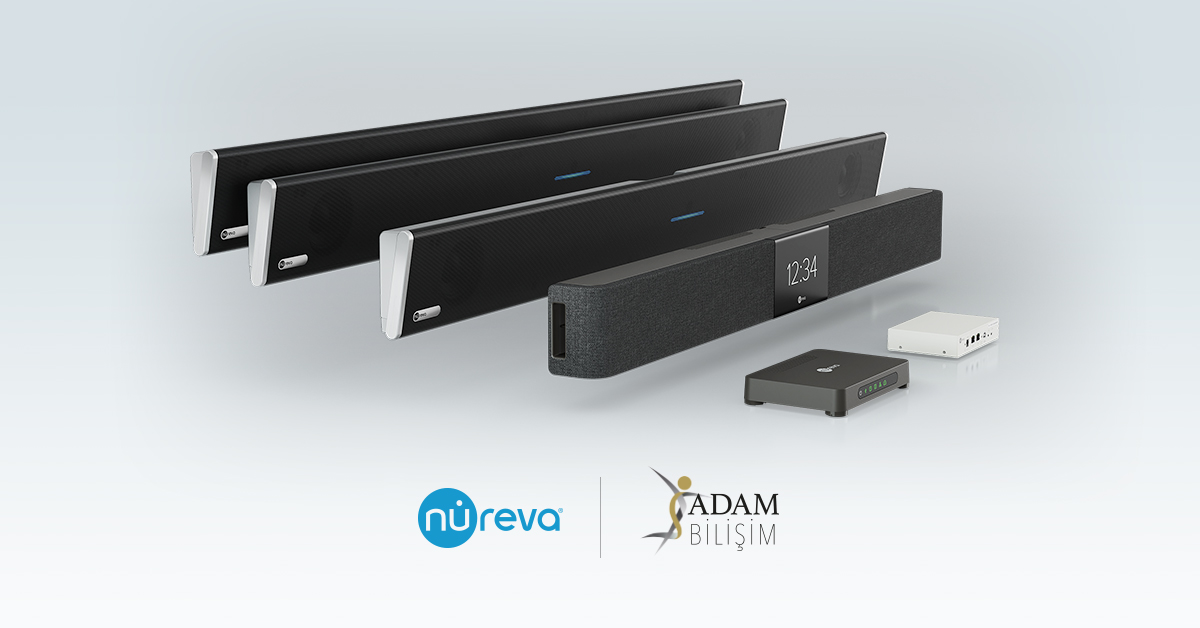 Nureva appoints Adam Bilişim as its distributor in Türkiye. Image shows Nureva's audio conferencing line.