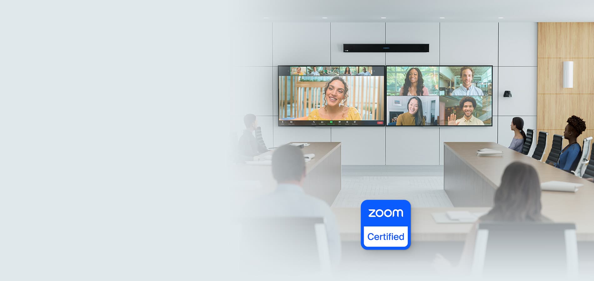 Easy Zoom-certified audio for all your large meeting rooms and classrooms